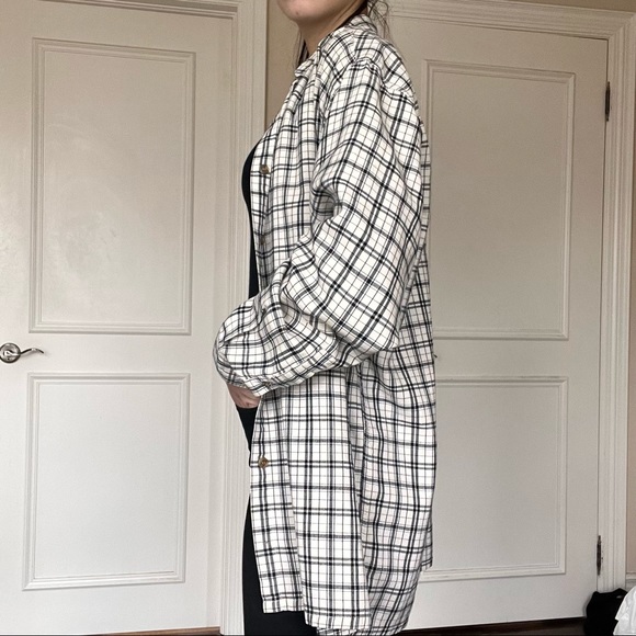 Gordie Howe oversized plaid mens shirt - Picture 4 of 11
